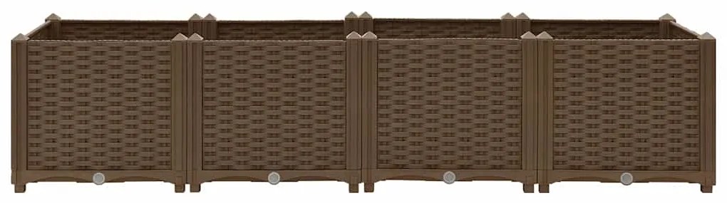 Canteiro elevado 160x40x38 cm polipropileno