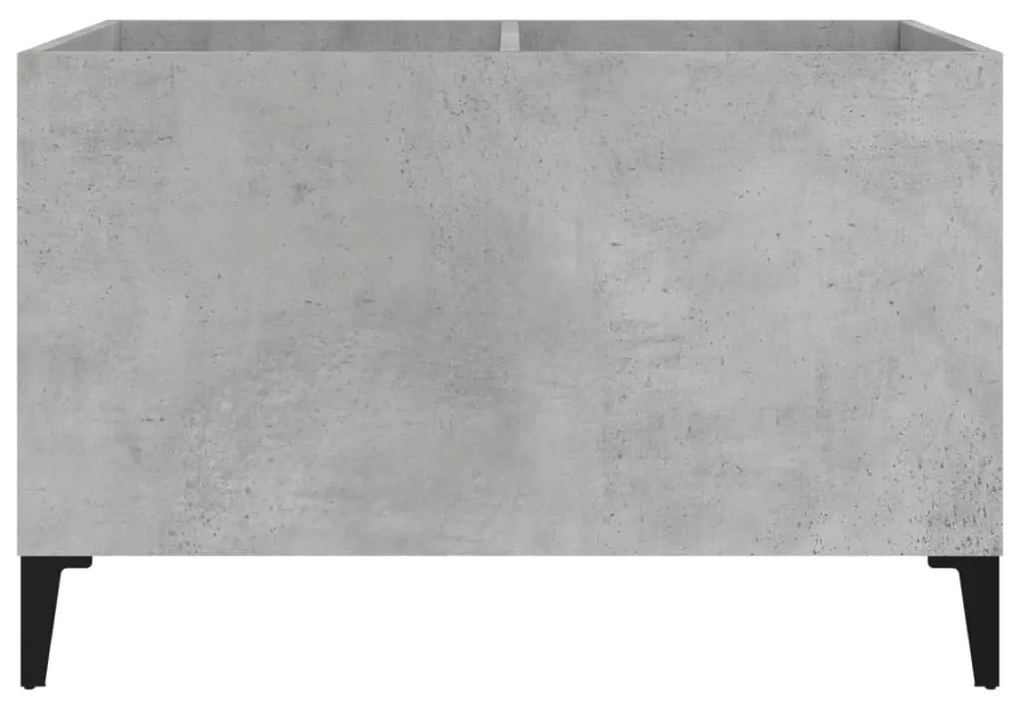 Armário p/ discos 74,5x38x48 cm derivados madeira cinza-cimento