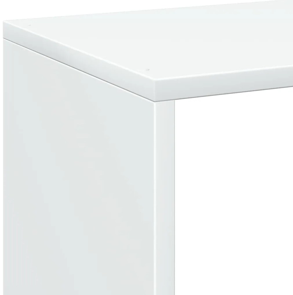 Estante divisória 69,5x29x103,5 cm derivados de madeira branco