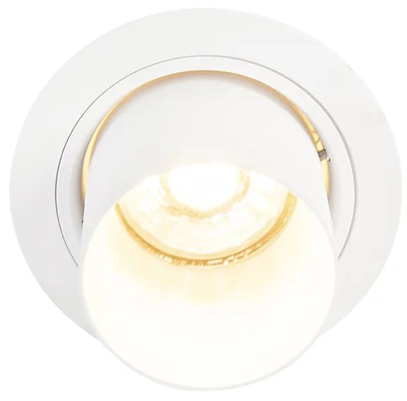 LED Foco embutido inteligente branco inclinável com Wi-Fi GU10 - Installa Moderno