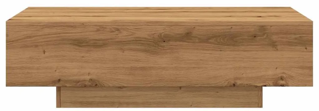 Mesa centro 100x49,5x31 cm derivados madeira carvalho artisiano