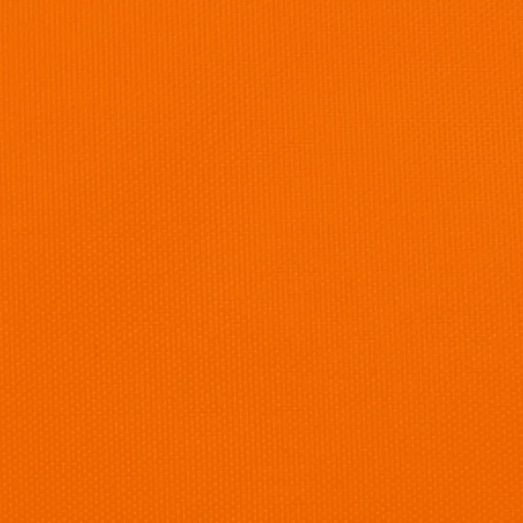 Para-sol estilo vela tecido oxford retangular 2,5x5 m laranja