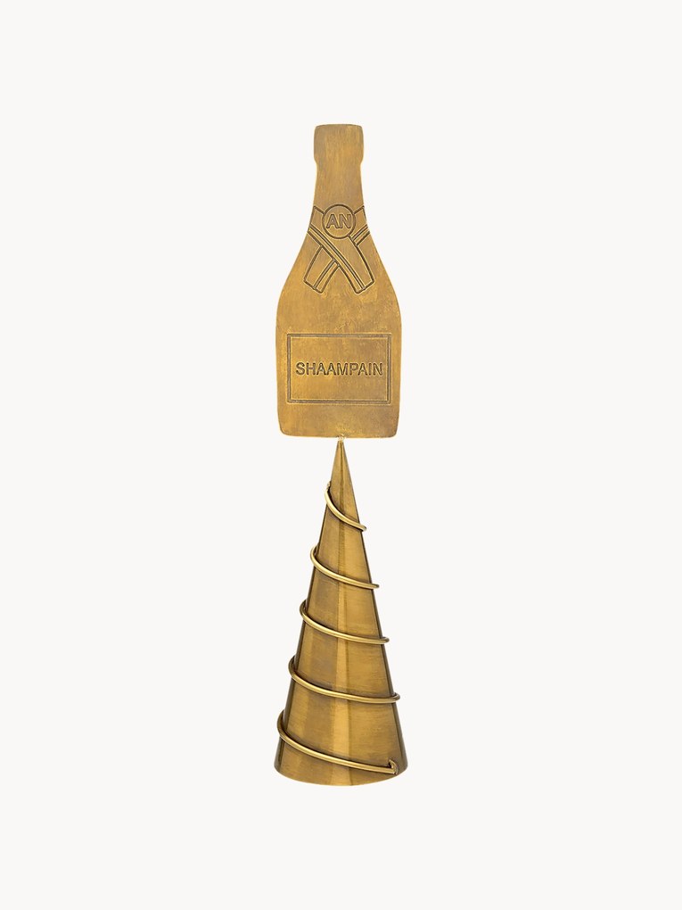 Brass Christmas Tree Top Champagne