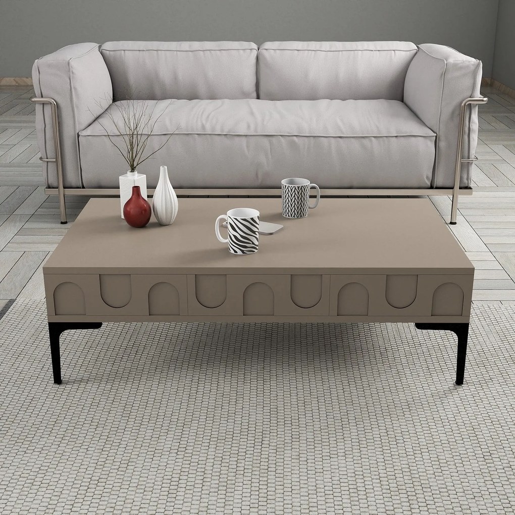 Conjunto de Mobiliário de Sala Lyon – Atlas Black – TV Unit 180x42x35
