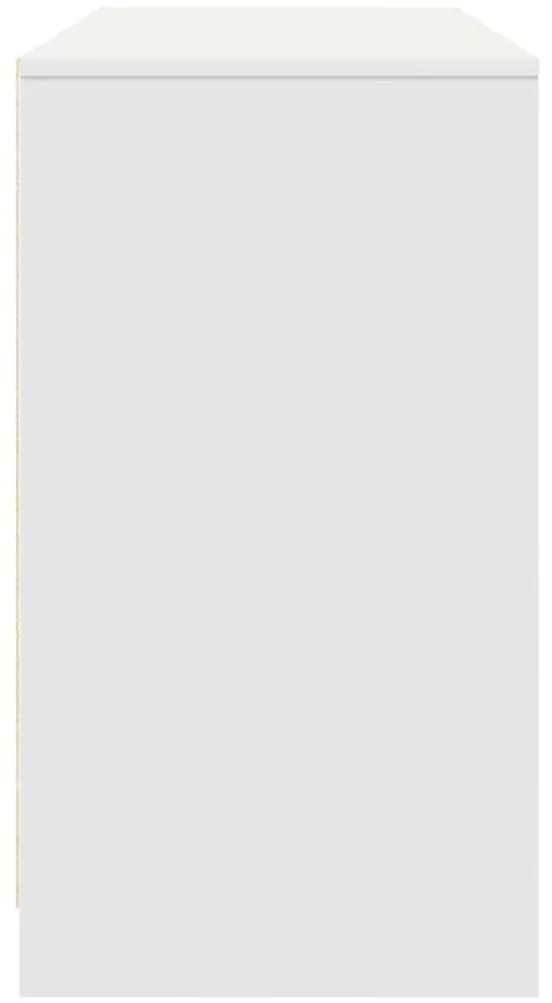Secretária 120x42x76 cm derivados de madeira branco