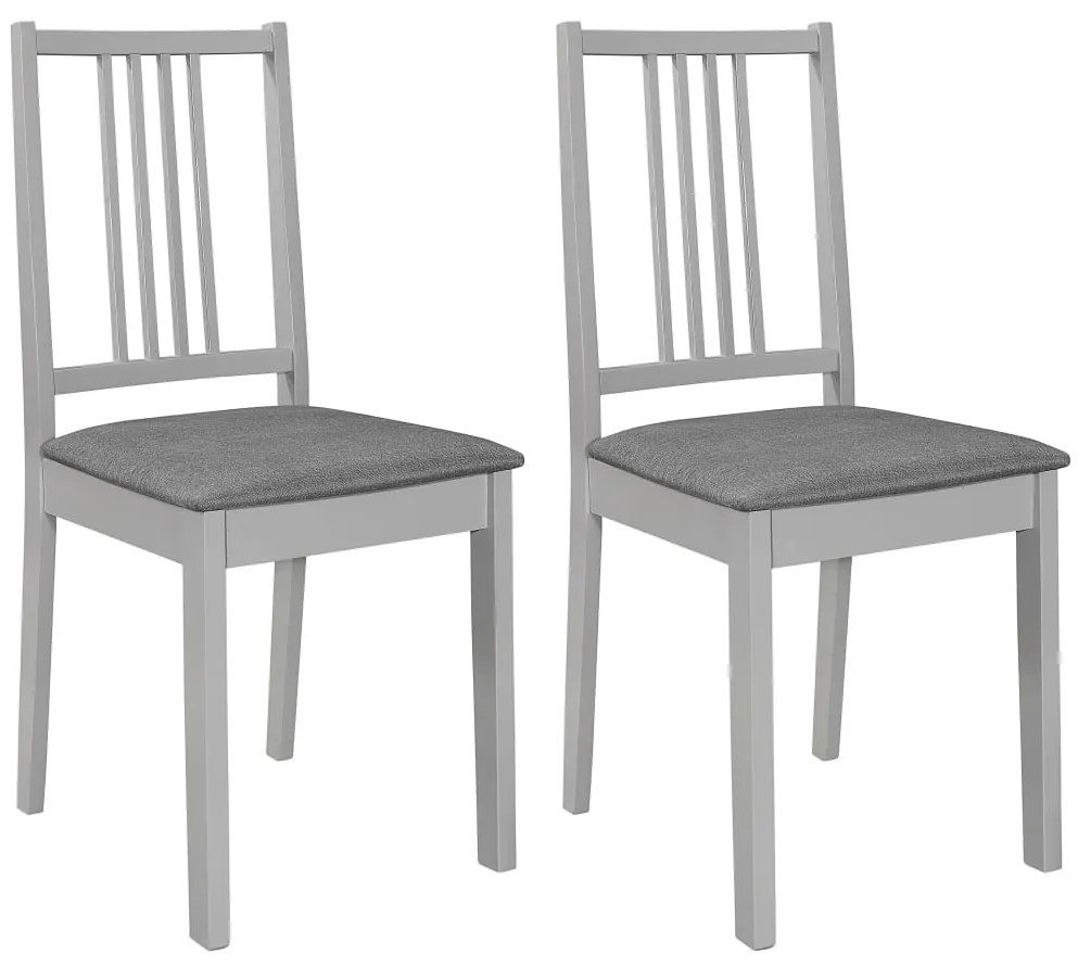 3 pcs conjunto de jantar MDF cinzento
