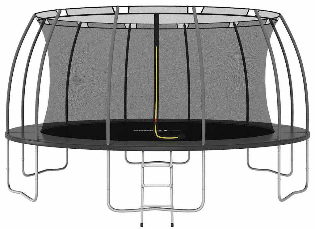 Conjunto de trampolim redondo 488x90 cm 150 kg