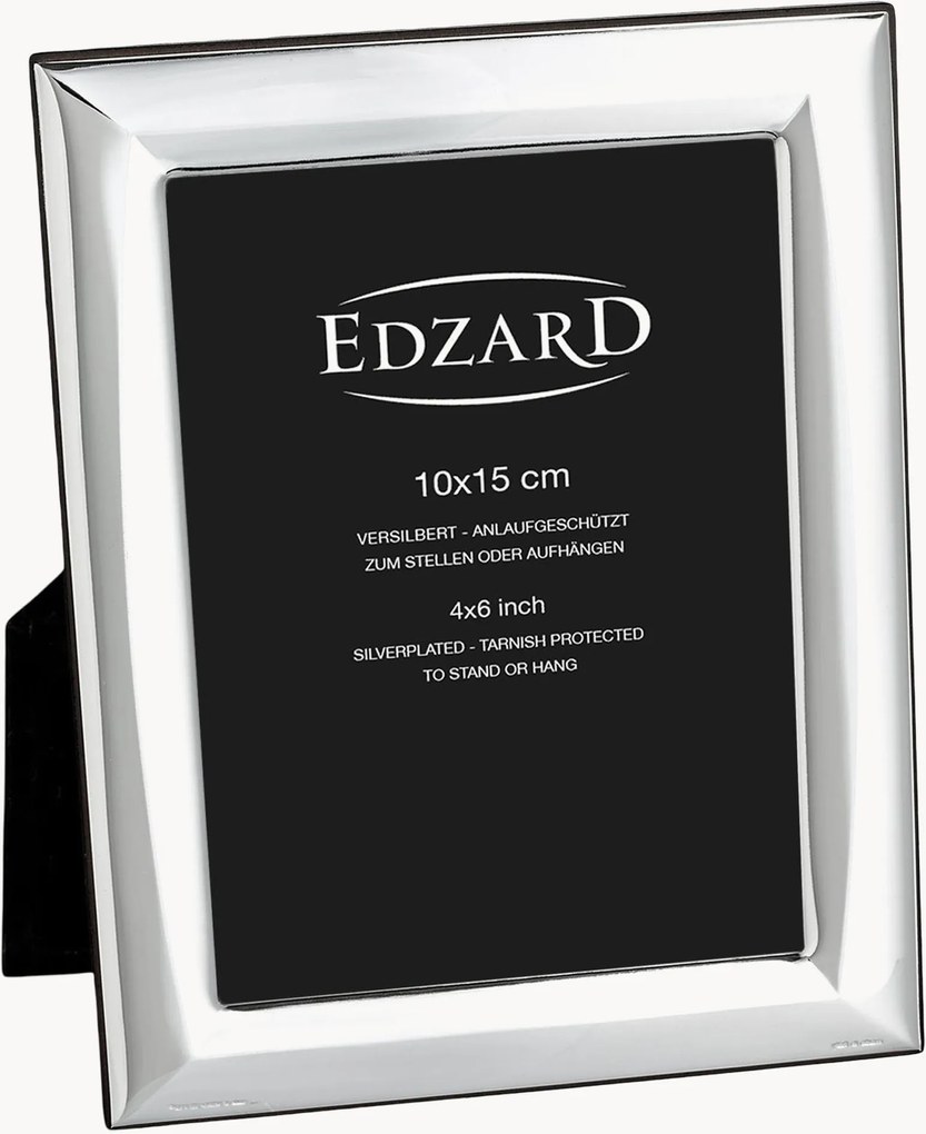 Moldura para fotos banhada a prata Serino