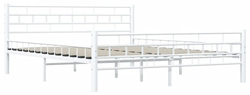 Estrutura de cama metal 160x200 cm branco