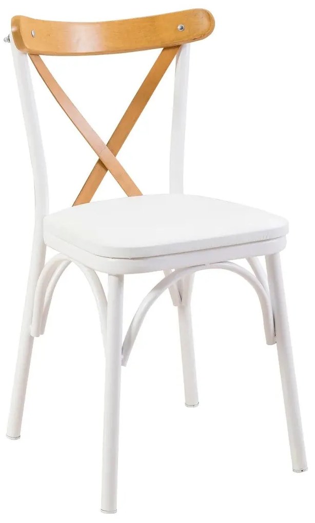 Conjunto de Mesa de Jantar Extensível Oliver – Carvalho e Branco – Mes