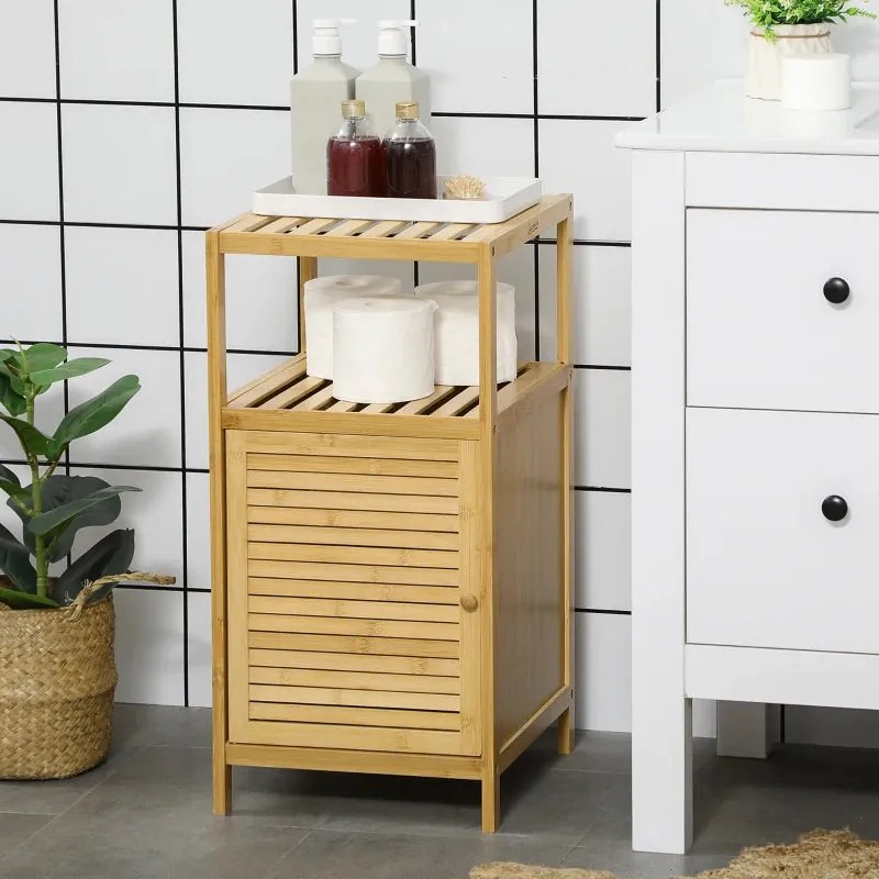 Armário de Apoio Cabah em Bambu - Design Natura
