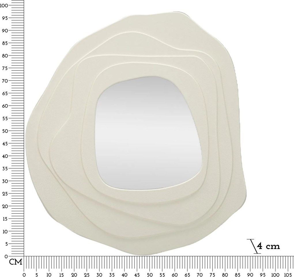 ESPELHO DE PAREDE DALIA 90X4X97 CM BRANCO