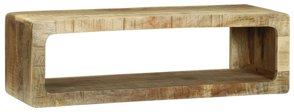 Gabinete de TV 80x30x25 cm Madeira Maciça Áspera