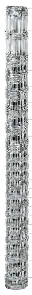 Cerca de Campo 1,6x25 m Aço Galvanizado