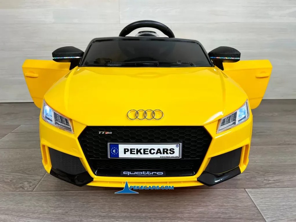 Carro elétrico para crianças AUDI TT RS 12V 2.4G Amarelo