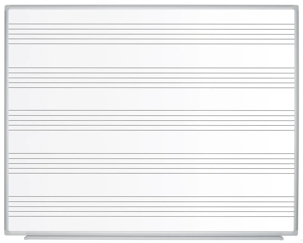 Bi-Office – Quadro Branco Pautado 120x150cm Maya (Pautas Musicais)