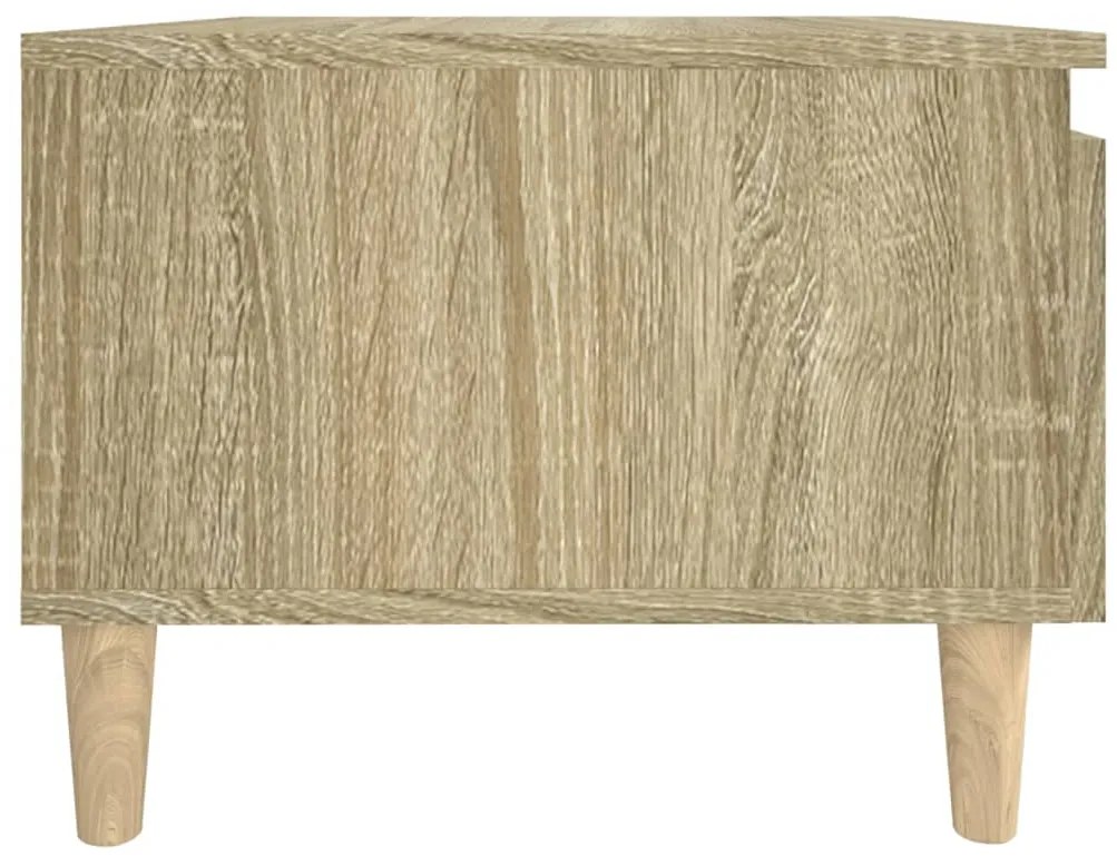 Mesas de apoio 2 pcs 50x46x35 cm deriv. madeira carvalho sonoma