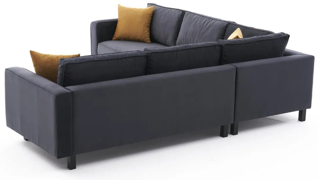 Sofá de Canto Kale – Antracite – 258 x 83 x 258 cm
