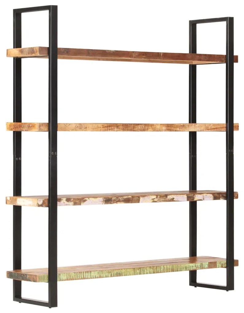 Estante c/ 4 prateleiras 160x40x180cm madeira recuperada maciça