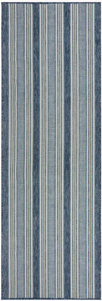 Passadeira de tecelagem plana para interior e exterior Roma Stripe
