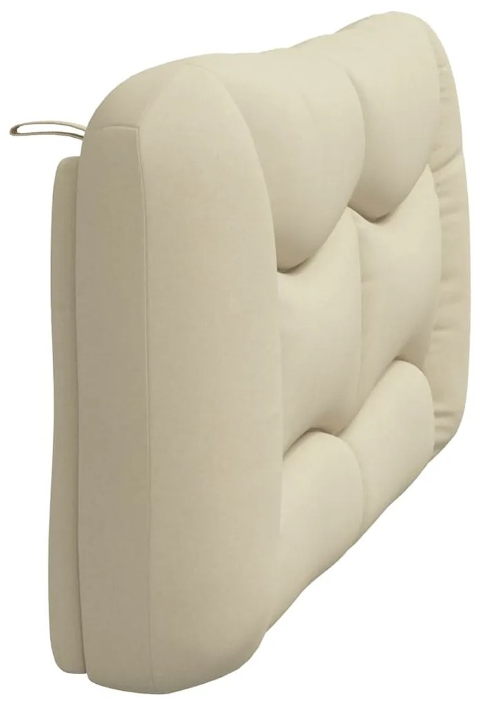 Almofadão de cabeceira 160 cm tecido creme