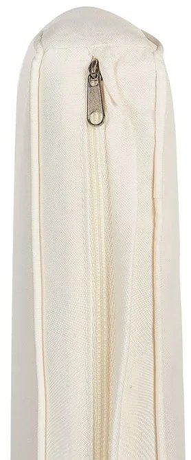 Conjunto de jardim com mesa 200 x 100 cm e 6 cadeiras em branco e creme OLBIA Beliani