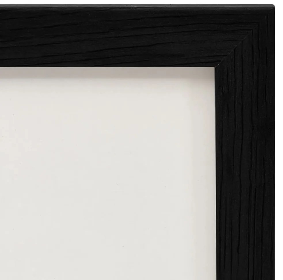 Moldura com duas dobras 2x(13x18 cm) preto