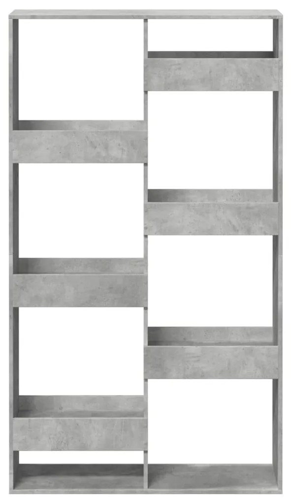 Estante 100x33x175 cm derivados de madeira cinzento cimento
