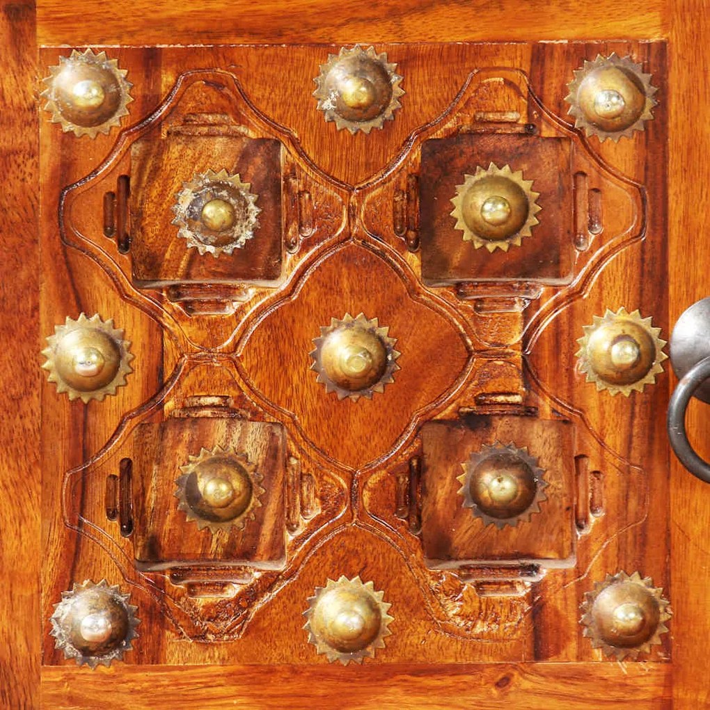 Móvel de TV madeira acácia maciça 120x30x40 cm