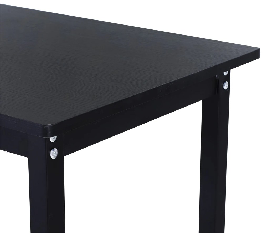 Vinsetto Secretária de Canto Mesa de Computador em Forma de L com Estr