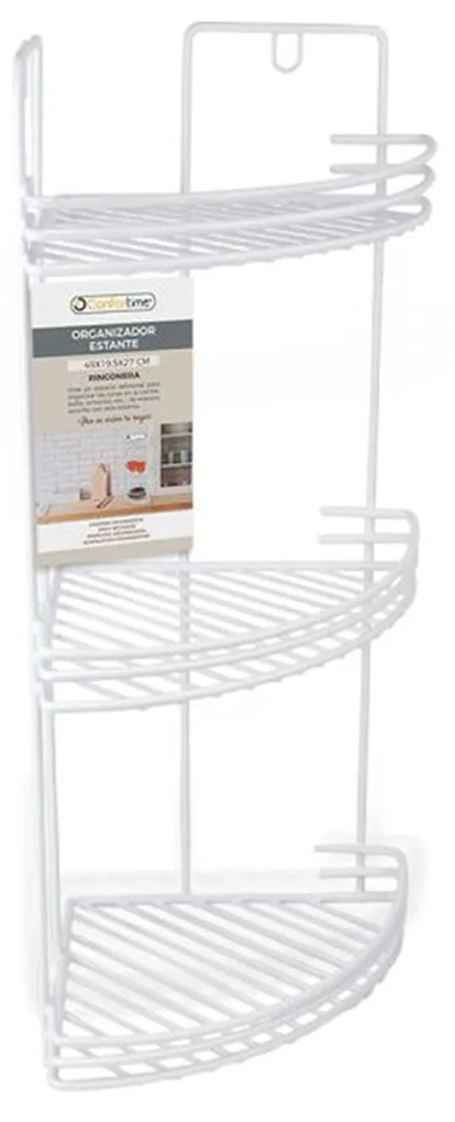 Estante Organizadora Esquina Branco 49X19.5X27cm