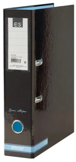 Pasta Arquivo Ancor Lombada Larga Classico Azul Liso 8101 Classic Stripes