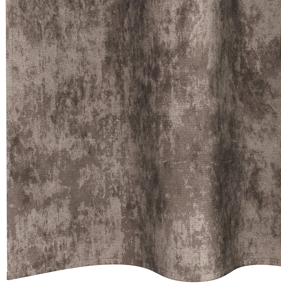 Cortinas 2 pcs com Ilhós Cappuccino 140x140 cm
