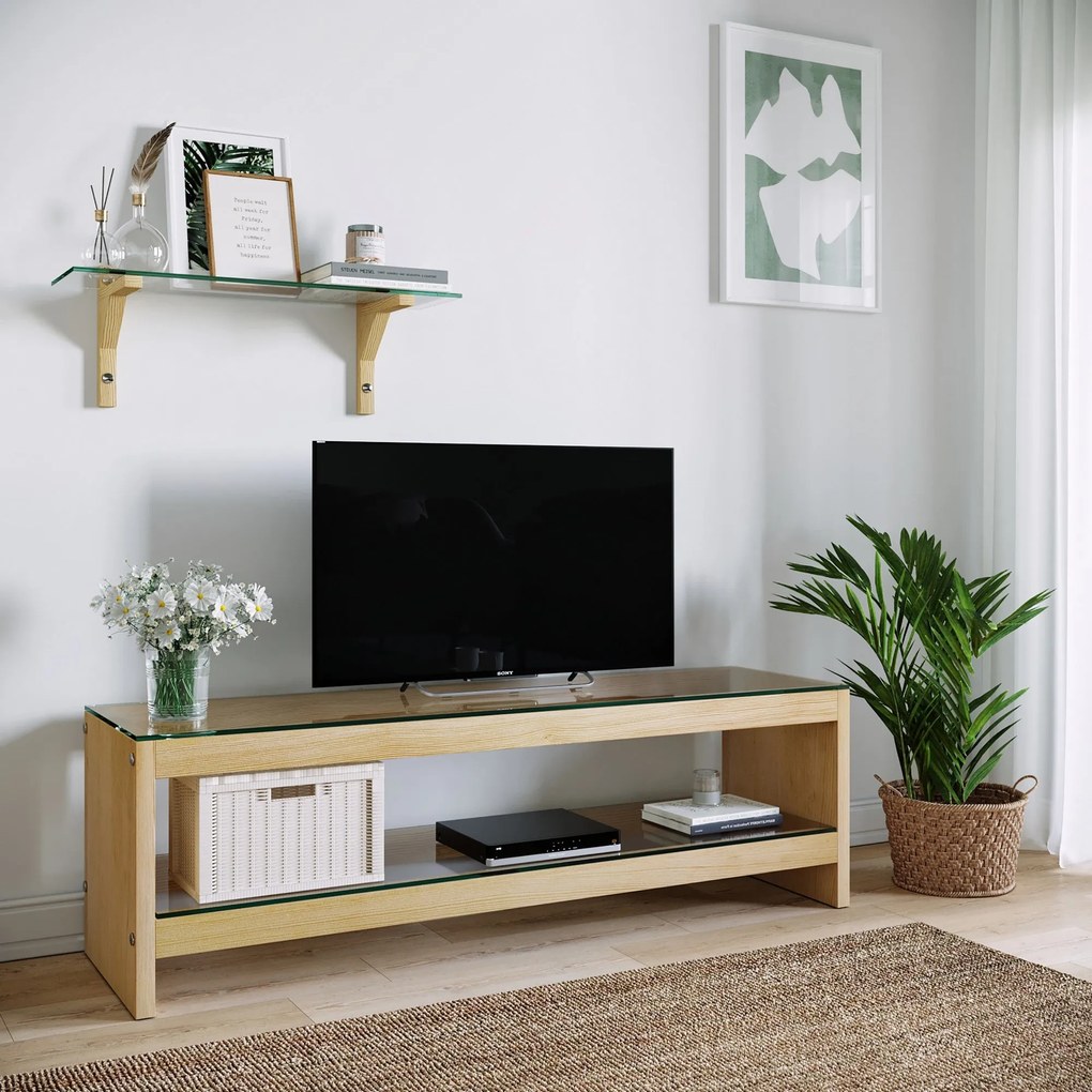 Unidade TV TV302 – Carvalho – 140x45x40 cm