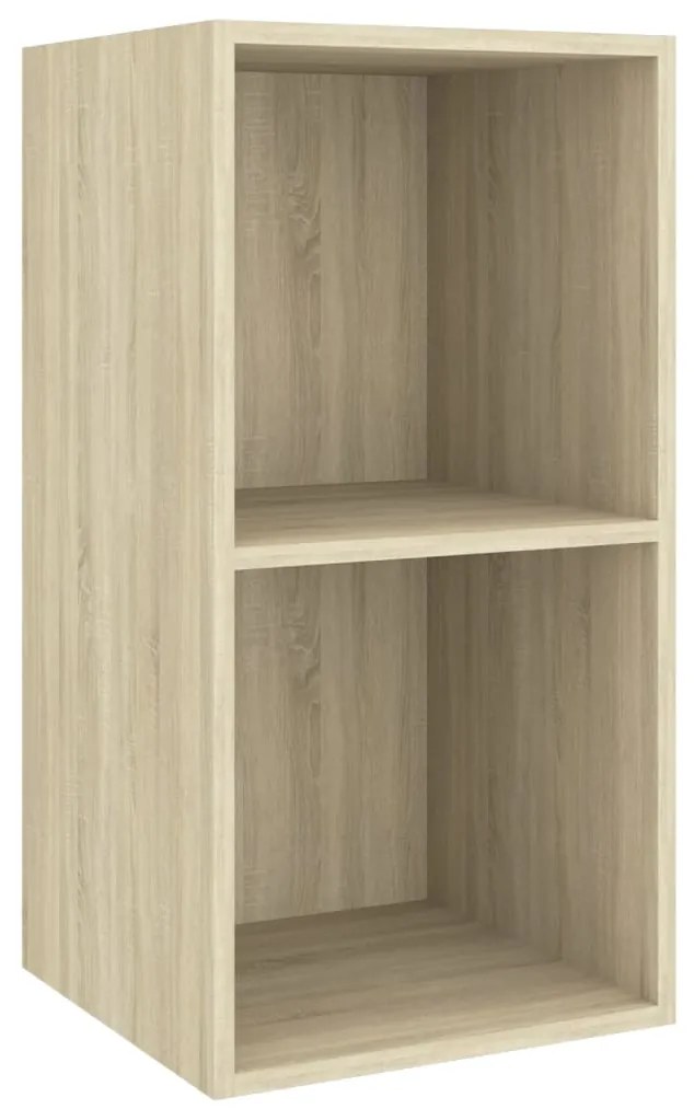 4 pcs conjunto móveis de TV derivados madeira carvalho sonoma