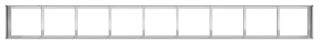 Planter 360x40x40 cm aço galvanizado