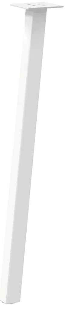 Pés de mesa de console 4 peças, branco, 72 cm, aço