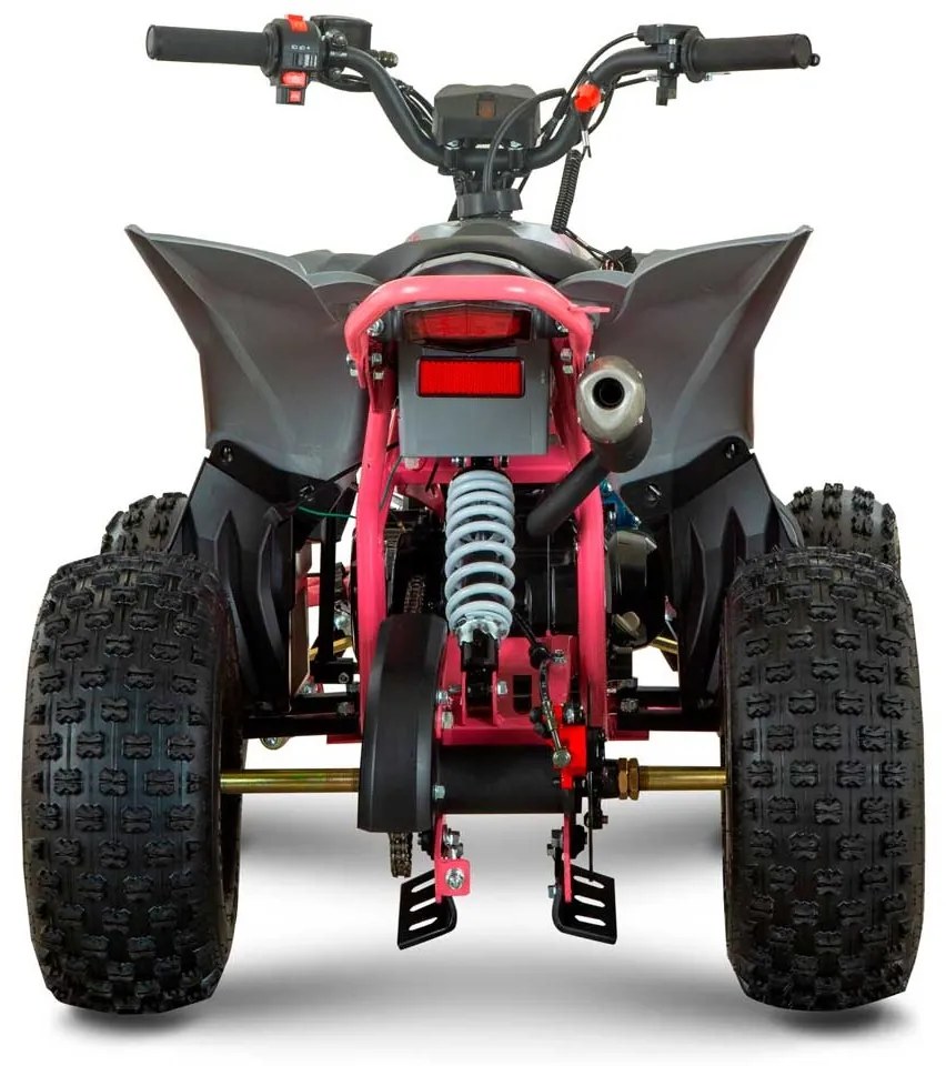 MINI MOTO 4 GASOLINA PARA CRIANÇAS  velocidade até 50Km/h C/Limitador 110cc Roan Ratte R6 Automática Rosa