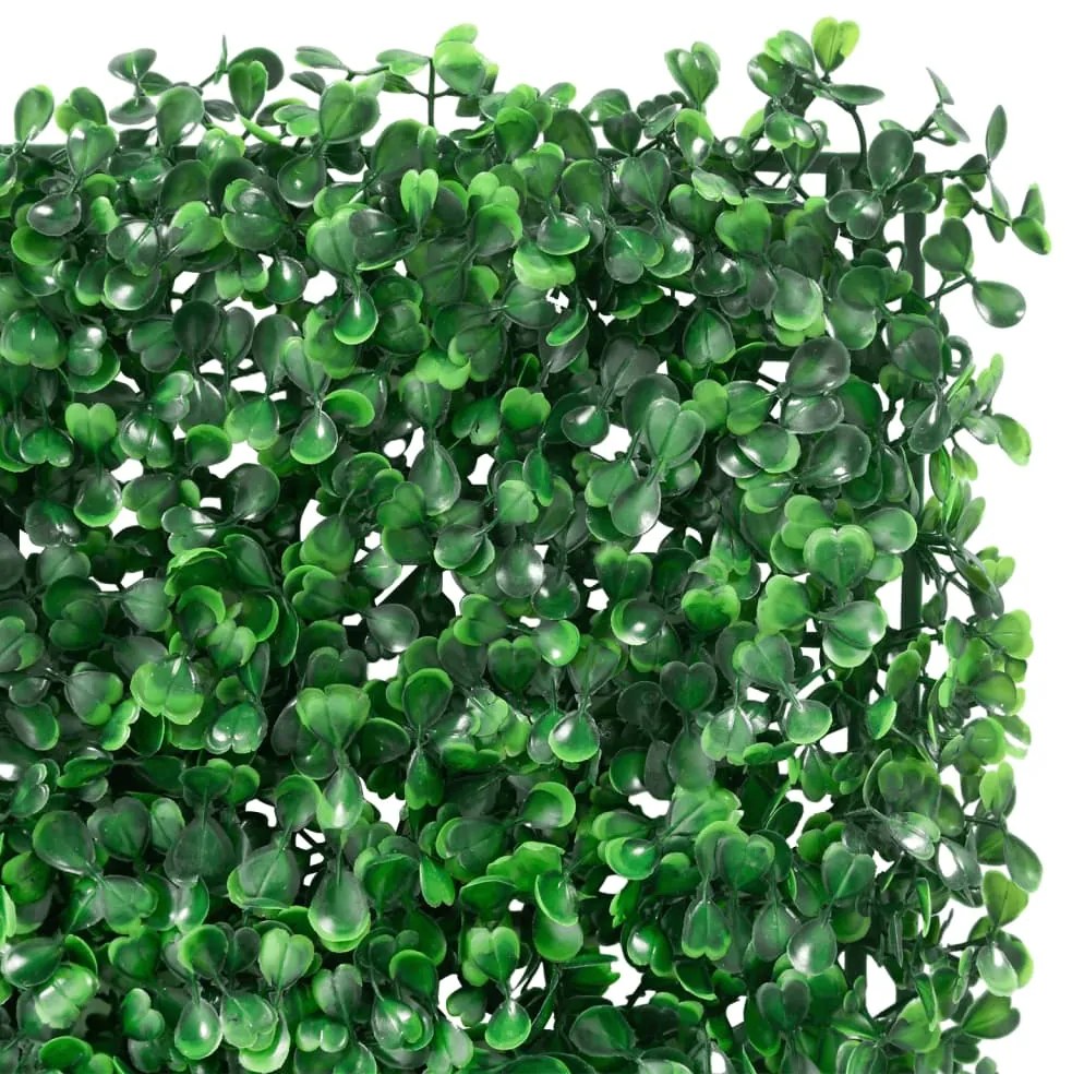 Vedação de arbusto artificial 24 pcs 40x60 cm verde