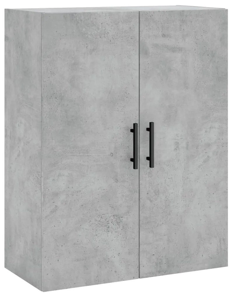 Armário alto 69,5x34x180 cm derivados de madeira cinza cimento