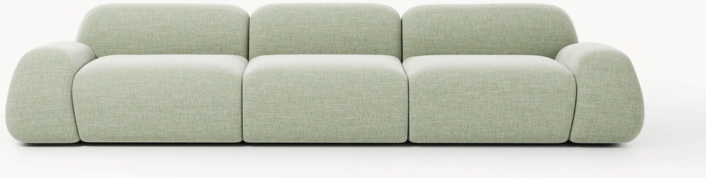 Sofá modular em bouclé Wolke (4 lugares)