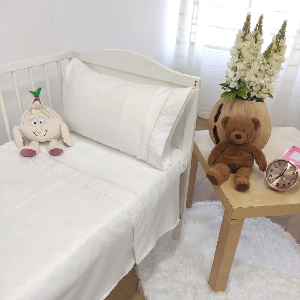 Jogo de Cama Bebé Bolinhas e Sonhos