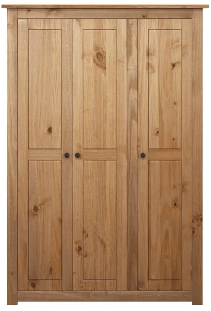 Roupeiro com 3 portas 118x50x171,5 cm pinho Panamá