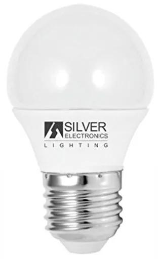Lâmpada LED esférica Silver Electronics ECO E27 4W Luz quente