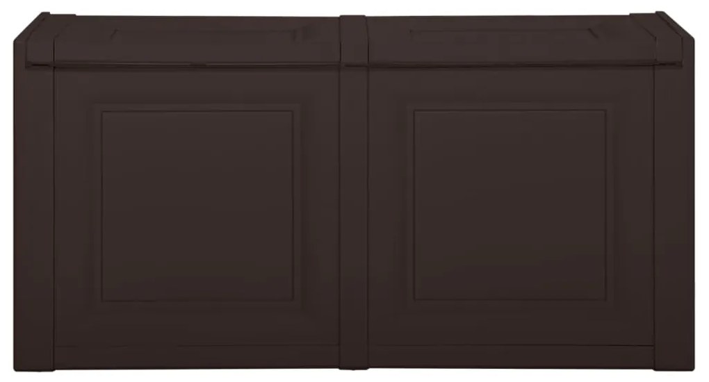 Caixa para almofadões 86x40x42 cm 85 L castanho