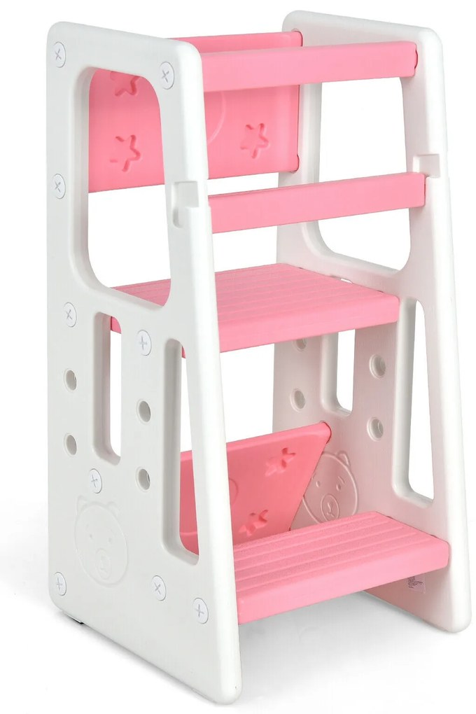 Conjunto de mesa e cadeira infantil Mesa infantil com cadeira Bandeja Gavetas Prateleiras Quadro de avisos de cortiça marrom