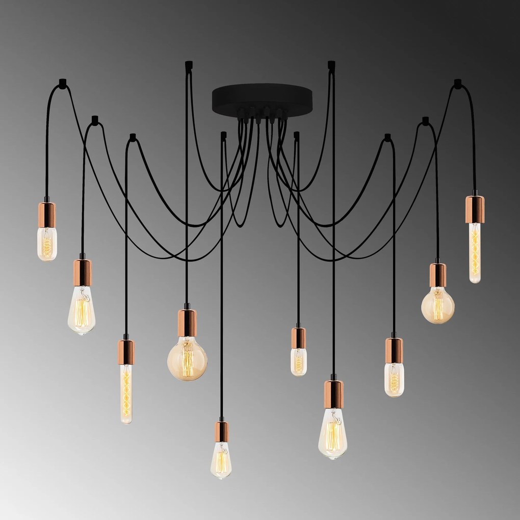 Candeeiro de Teto Kabluni – Cobre – 186 x 186 cm