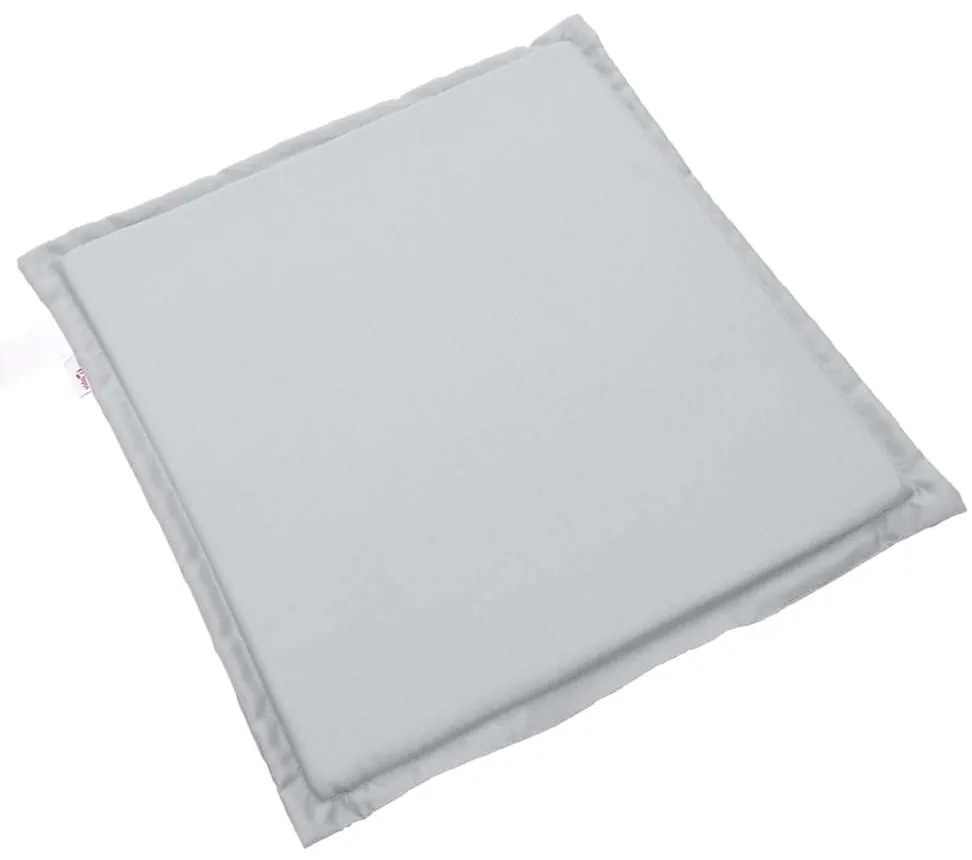 Almofadas de assento de jardim 4 pcs 45x45x2 cm cinzento-claro