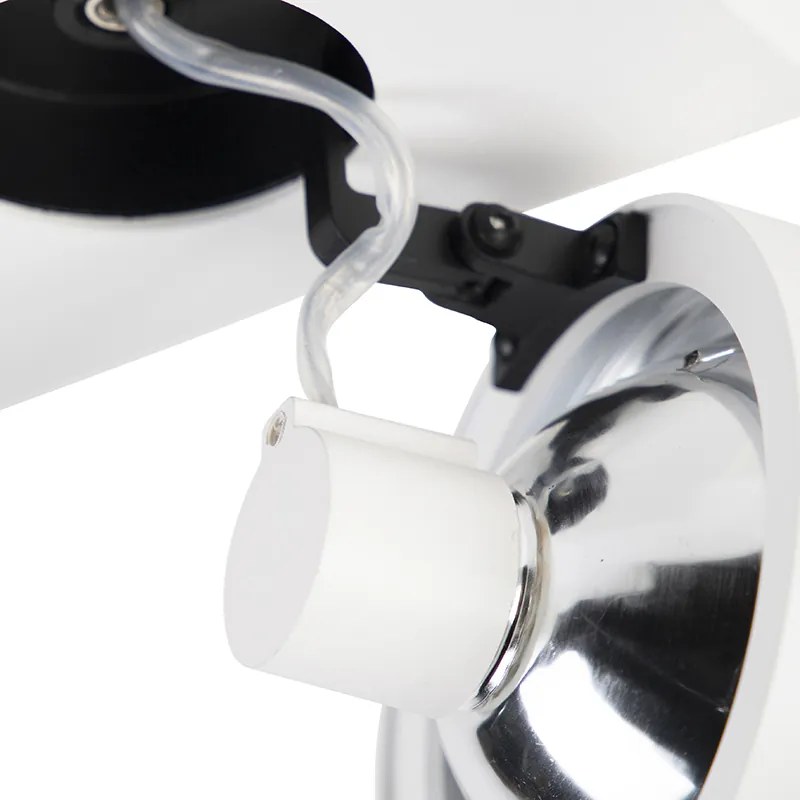 Foco moderno branco rotativo e inclinável - Ga 1 Moderno