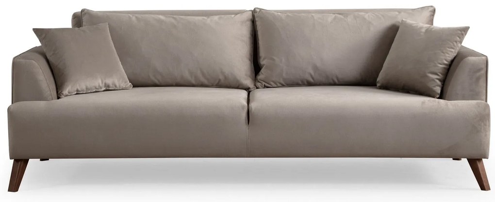 **** Sofá de 3 Lugares Buhara – Cinzento Claro – 100x78x220 cm
**